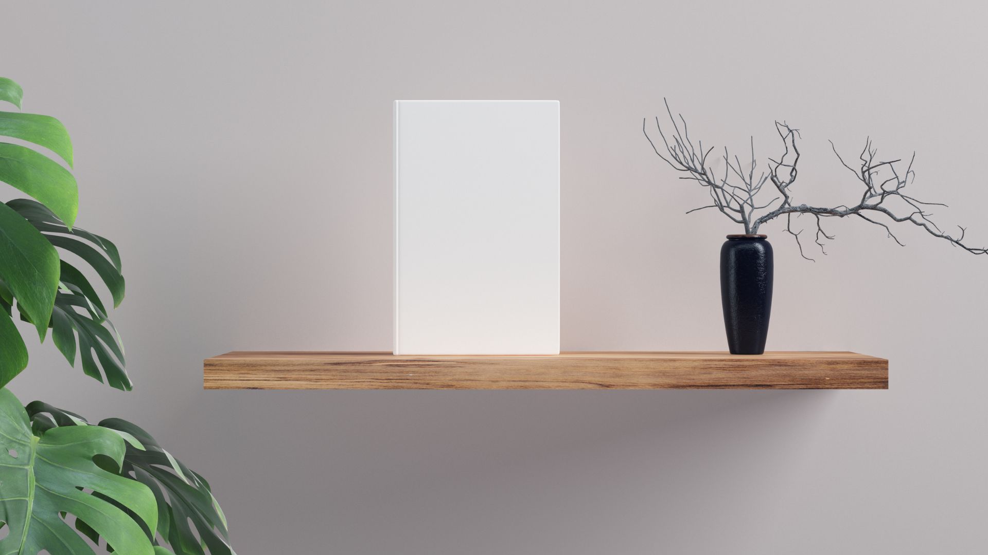 picture of a floating shelf