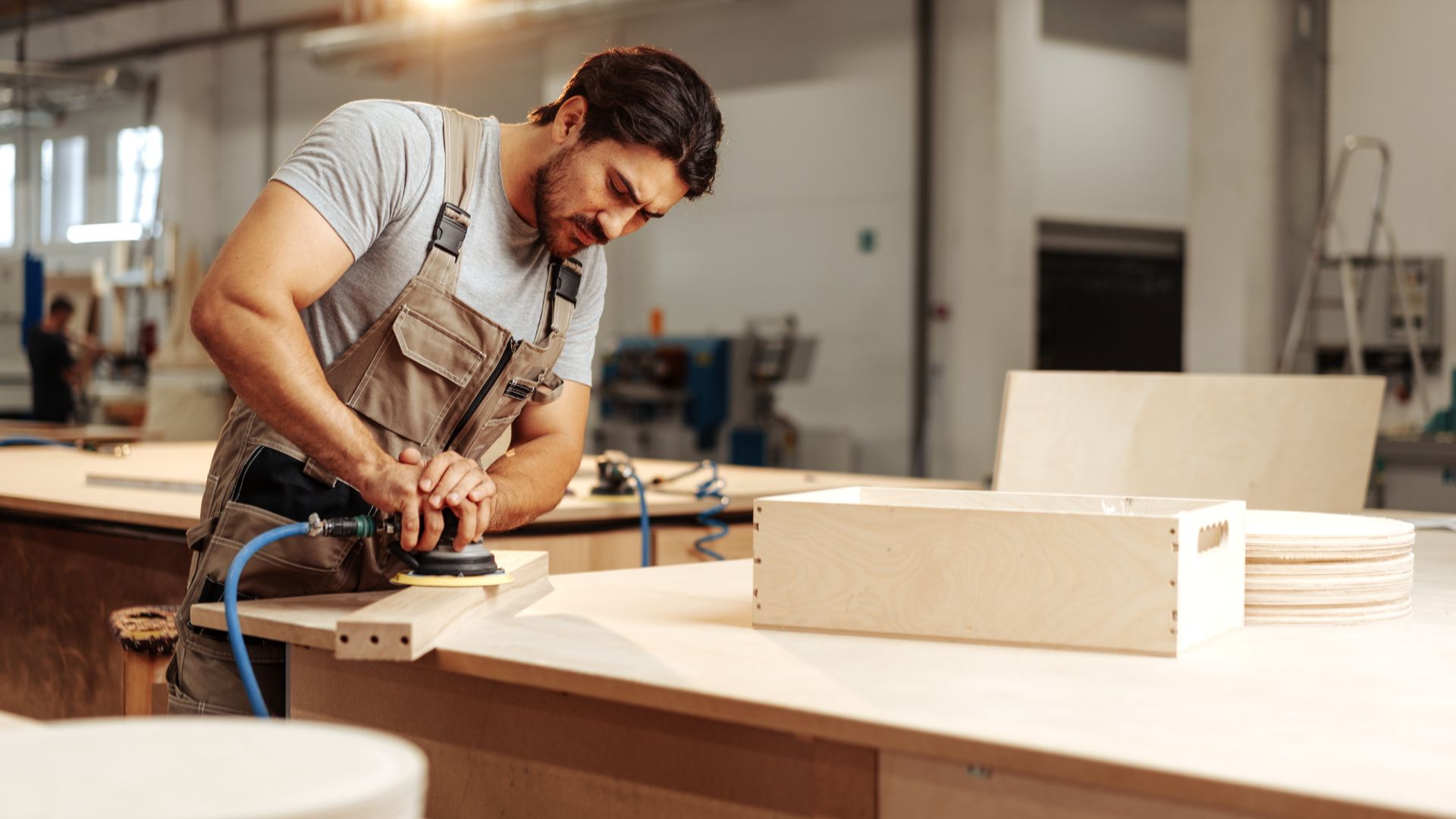 picture of someone constructing furniture